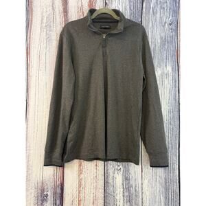 Mens Banana Republic Luxury Touch Gray Pull Over Size Medium